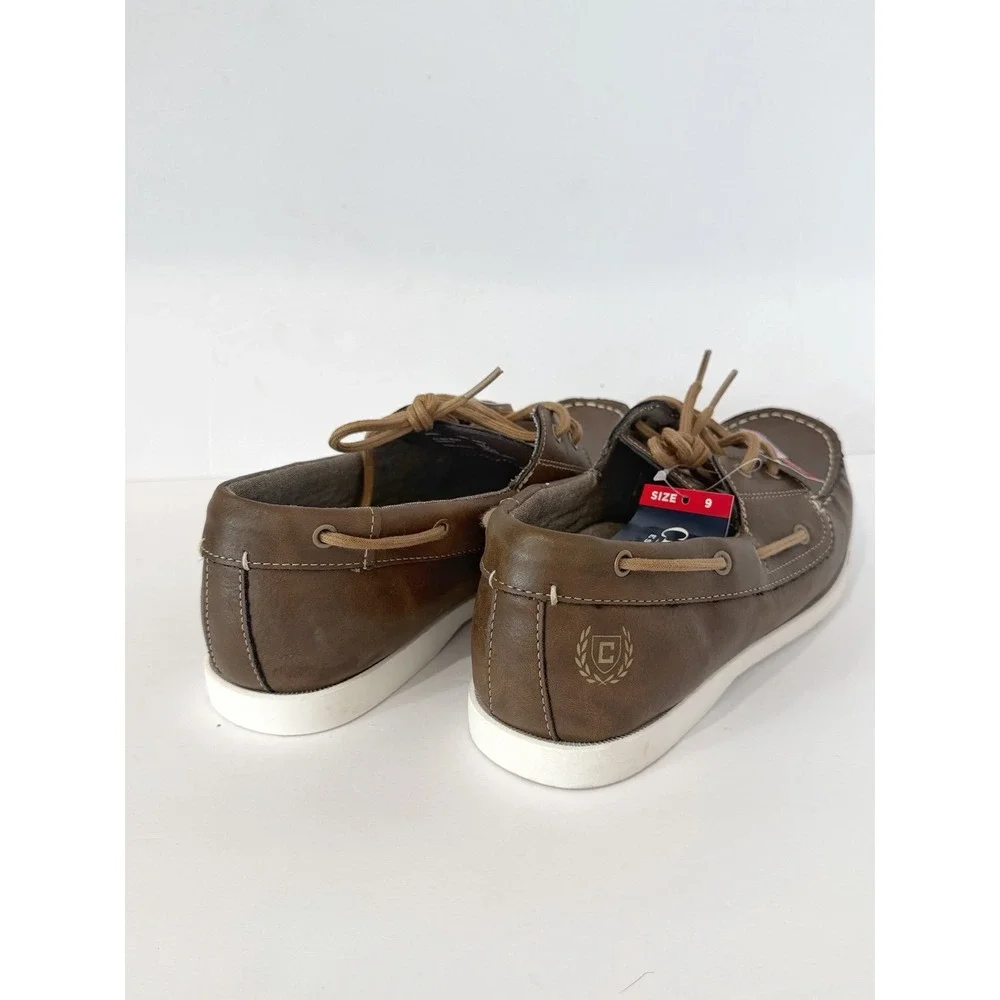 New Chaps Men's Benny Boat Shoes size 9 Casual formal comfort summer everyday